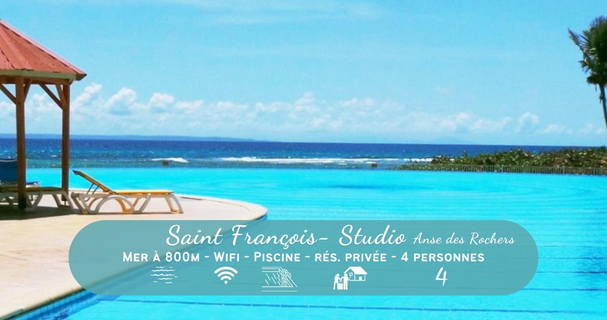Anse Des Rochers Les Alizés Du Soir Piscine Appartement *